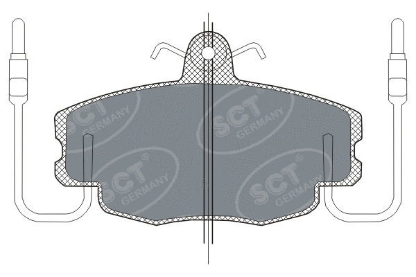 Brake Pad Set, disc brake (SP 189 PR)