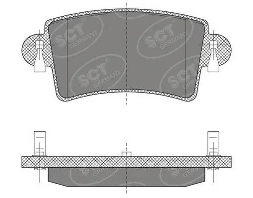 Brake Pad Set, disc brake (SP 496 PR)