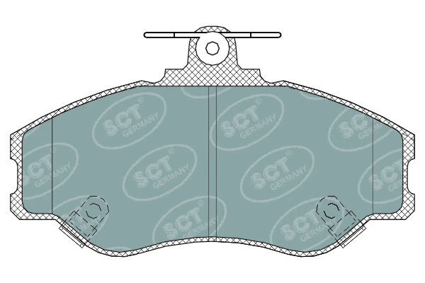 Brake Pad Set, disc brake (SP 323 PR)