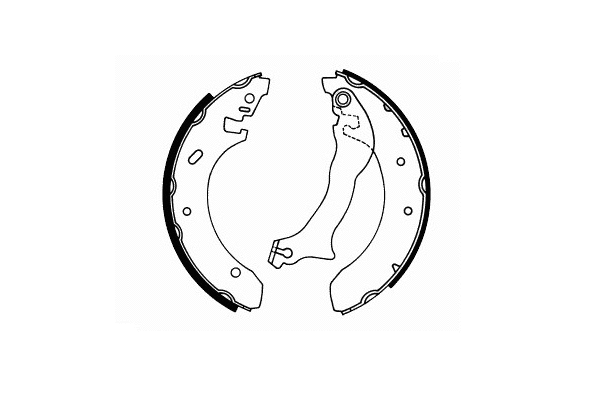 Brake Shoe Set, parking brake (SS 524)