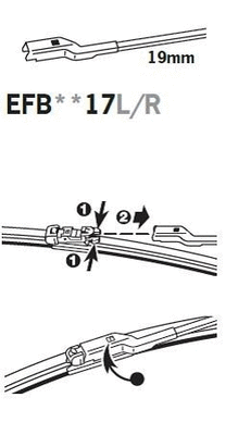 Wiper Blade (EFB4017L)