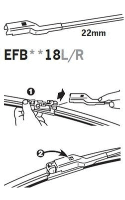 Wiper Blade (EFB4018L)