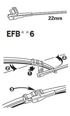 Wiper Blade (EFB406)