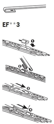 Wiper Blade (EF553)