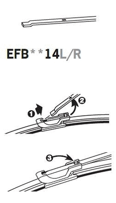 Wiper Blade (EFB4014L)
