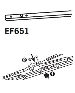 Wiper Blade (EF651)