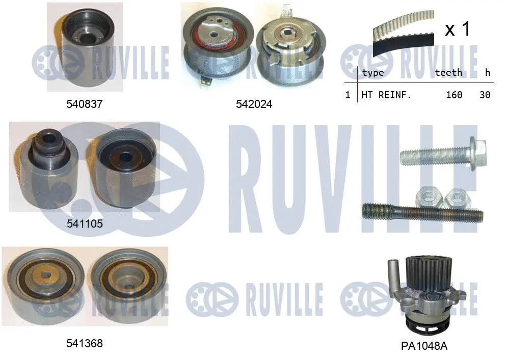 Water Pump & Timing Belt Kit (5503051)