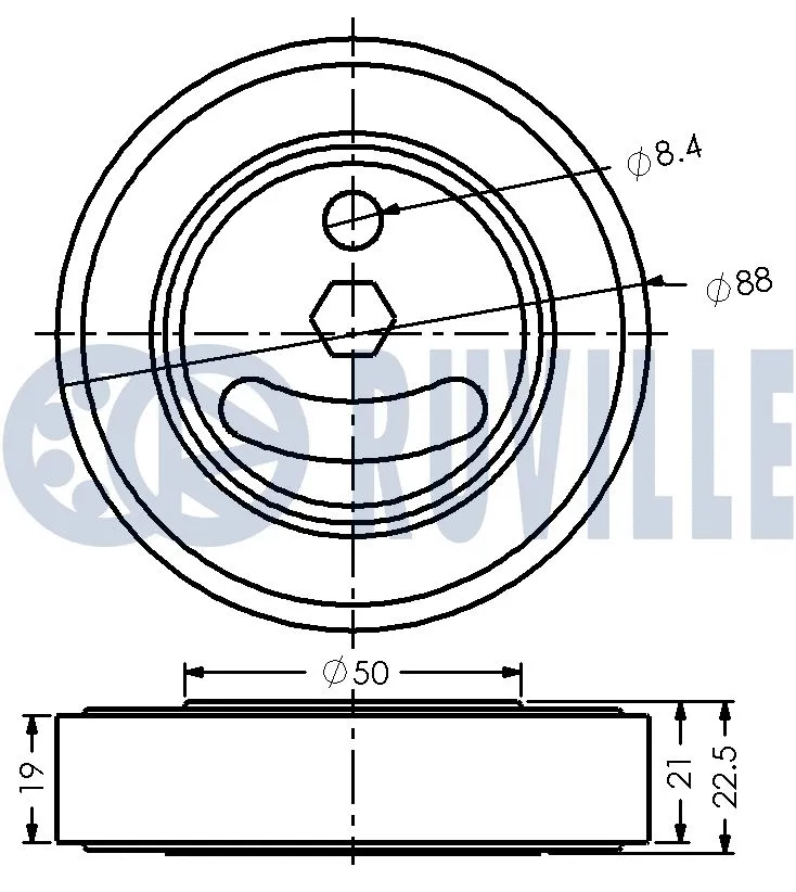 Belt Tensioner, V-ribbed belt
