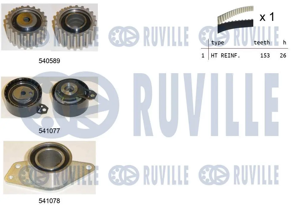 Timing Belt Kit (550382)