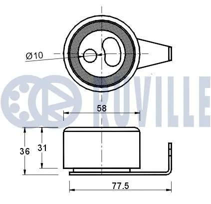 Tensioner Pulley, timing belt