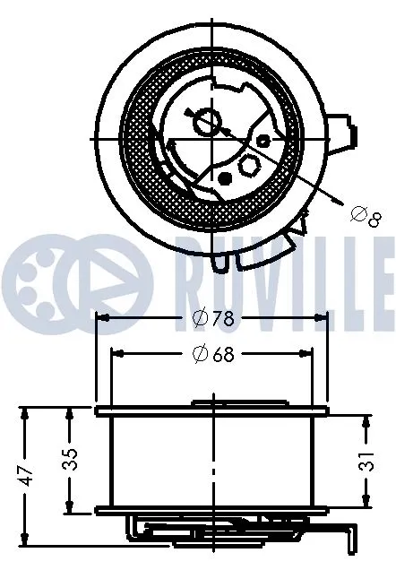 Tensioner Pulley, timing belt