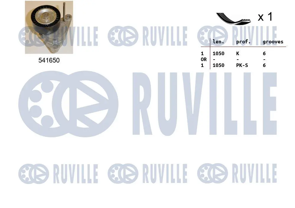 V-Ribbed Belt Set (570097)