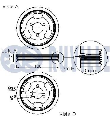 Belt Pulley, crankshaft