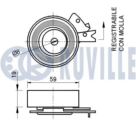 Tensioner Pulley, timing belt