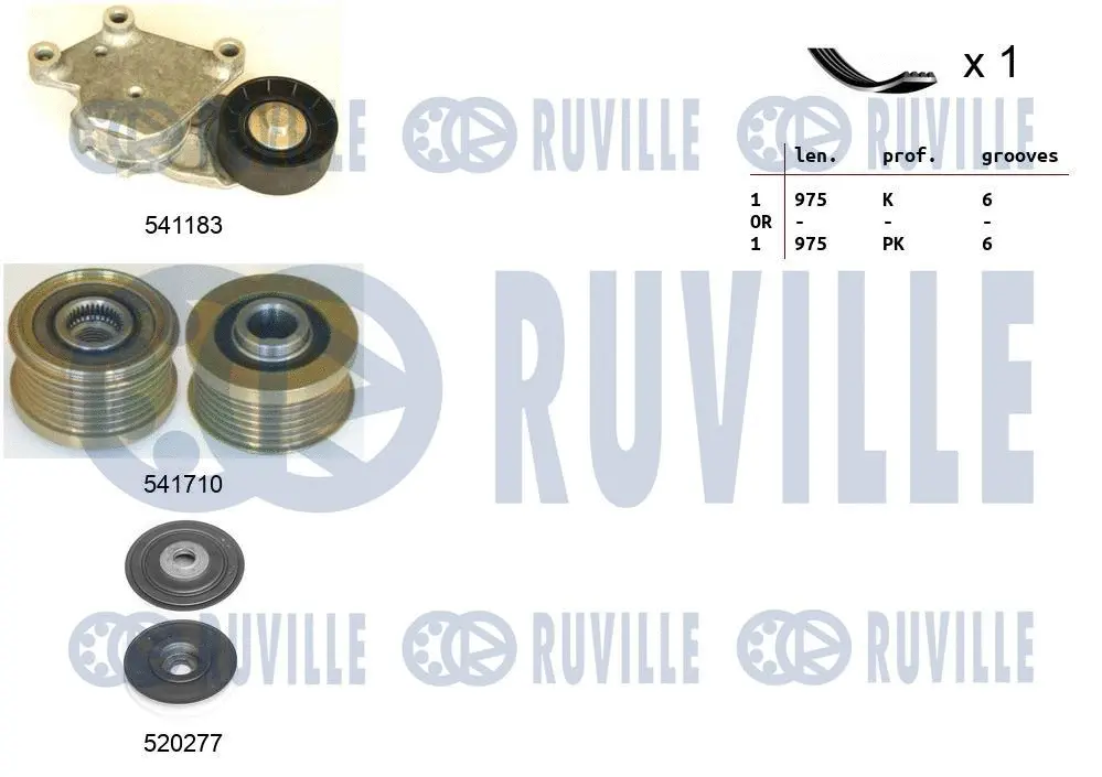 V-Ribbed Belt Set (570166)