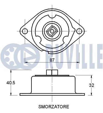 Belt Tensioner, V-ribbed belt