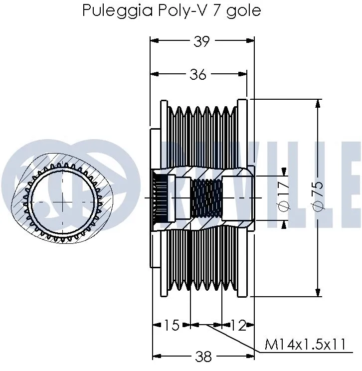 Alternator Freewheel Clutch