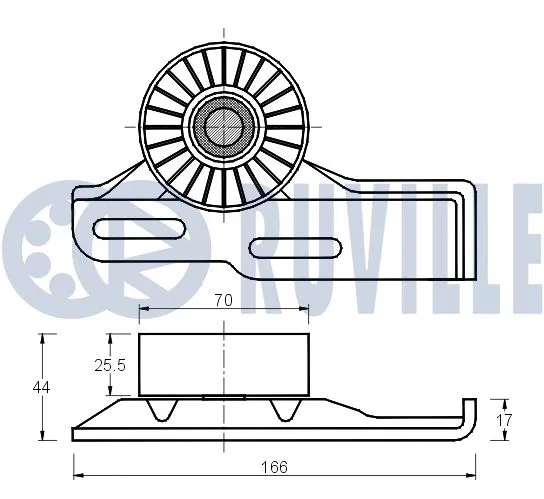 Belt Tensioner, V-ribbed belt