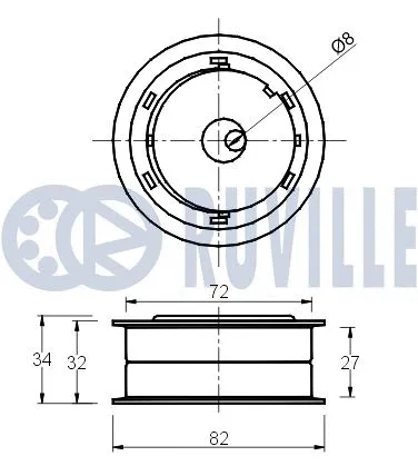 Tensioner Pulley, timing belt