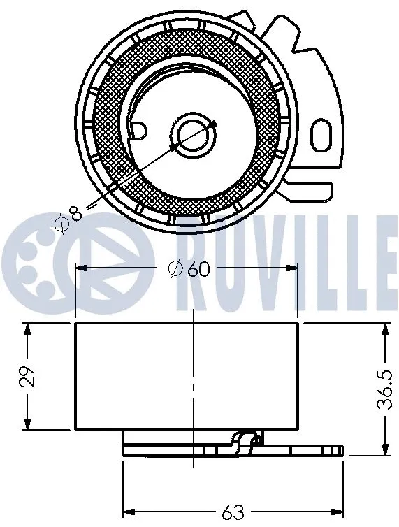 Tensioner Pulley, timing belt