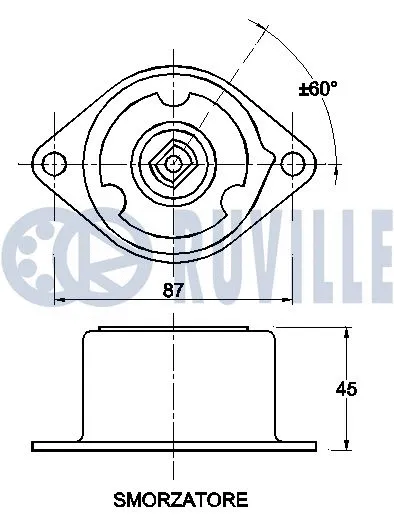Belt Tensioner, V-ribbed belt