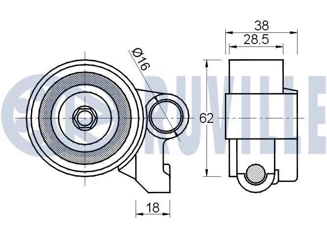 Tensioner Pulley, timing belt