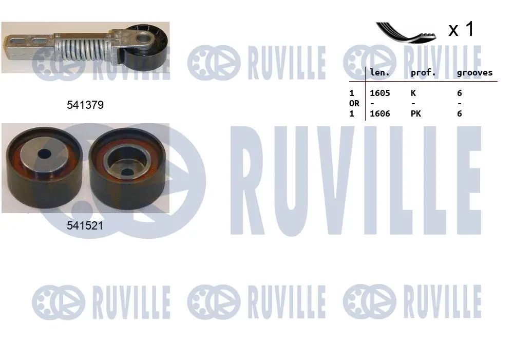 V-Ribbed Belt Set (570059)