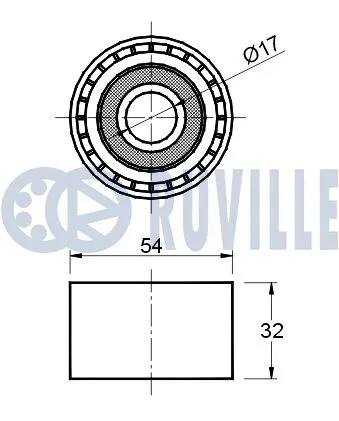 Deflection/Guide Pulley, timing belt