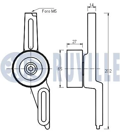 Belt Tensioner, V-ribbed belt