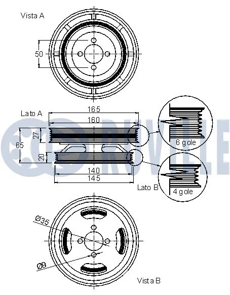 Belt Pulley, crankshaft