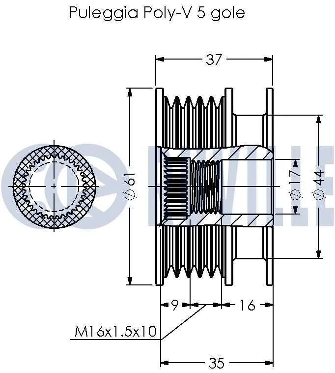 Alternator Freewheel Clutch