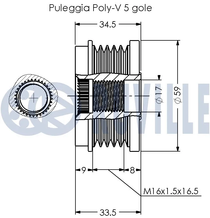 Alternator Freewheel Clutch