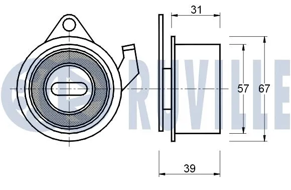 Tensioner Pulley, timing belt