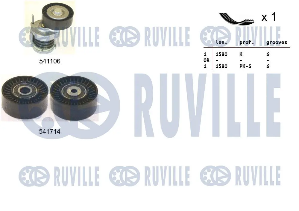 V-Ribbed Belt Set (570113)