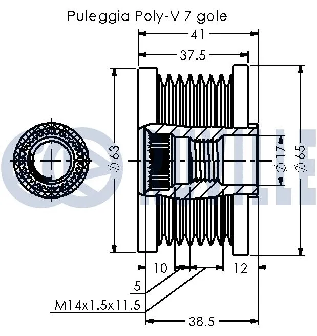 Alternator Freewheel Clutch