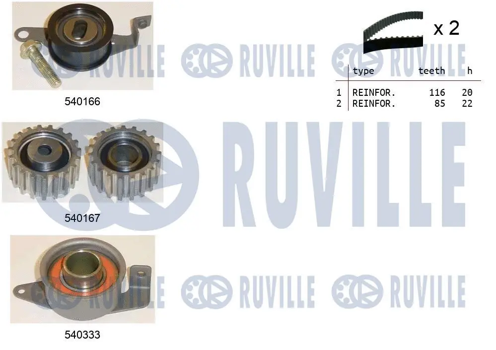 Timing Belt Kit (550012)