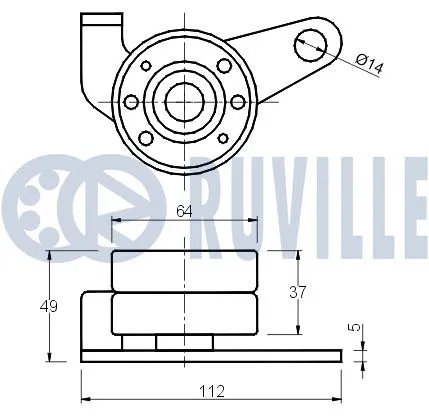 Tensioner Pulley, timing belt