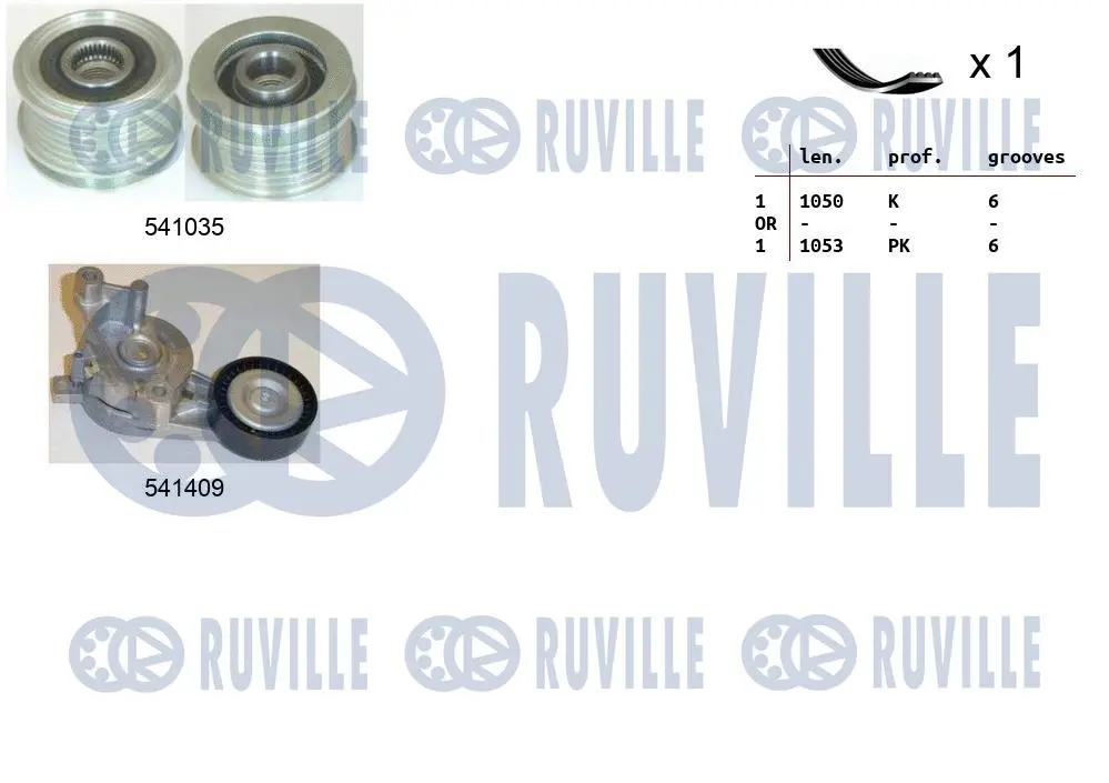 V-Ribbed Belt Set (570102)