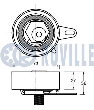 Tensioner Pulley, timing belt