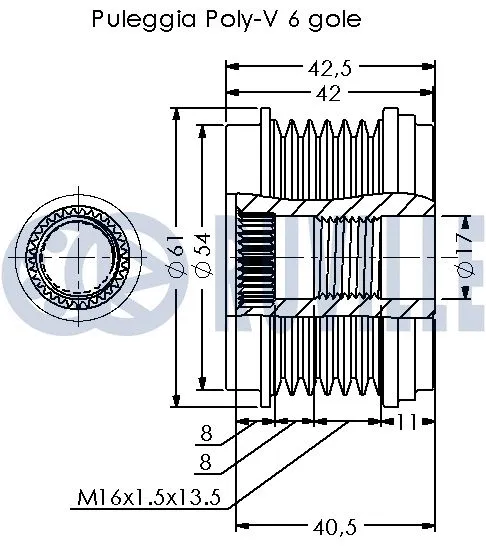 Alternator Freewheel Clutch