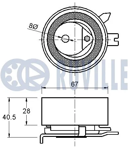 Tensioner Pulley, timing belt