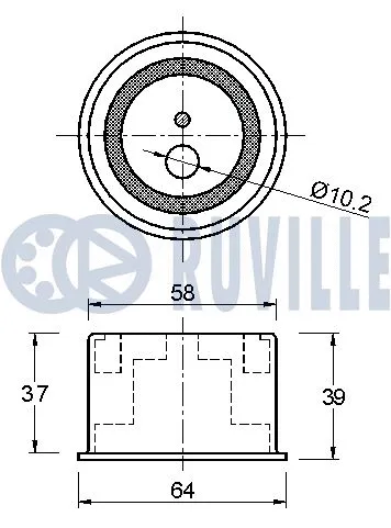Tensioner Pulley, timing belt