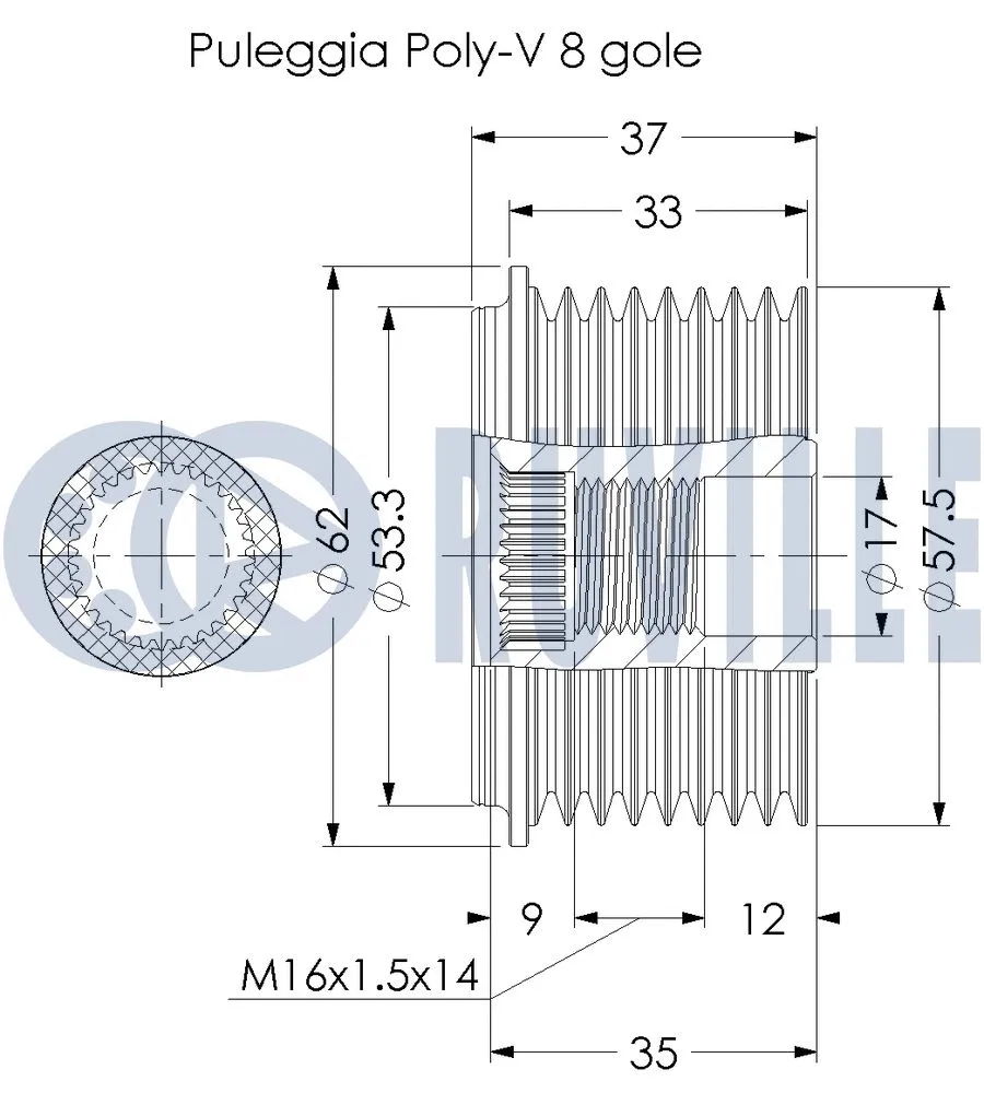 Alternator Freewheel Clutch