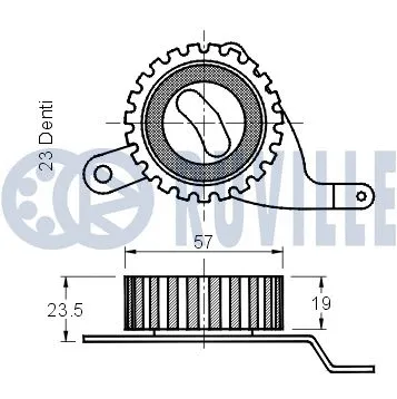 Tensioner Pulley, timing belt