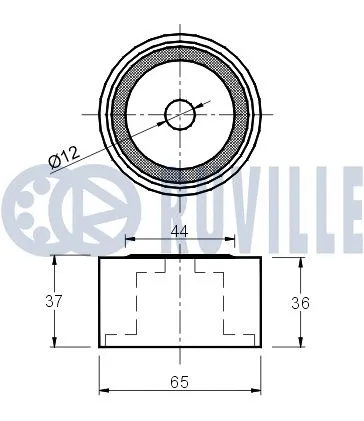 Deflection/Guide Pulley, timing belt