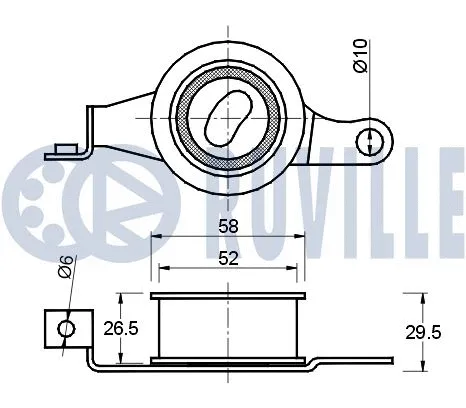 Tensioner Pulley, timing belt