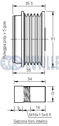 Alternator Freewheel Clutch