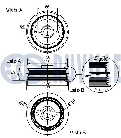Belt Pulley, crankshaft