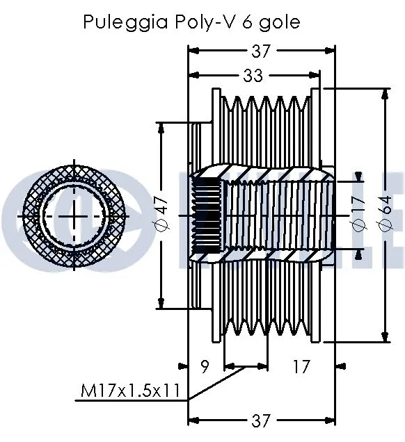 Alternator Freewheel Clutch