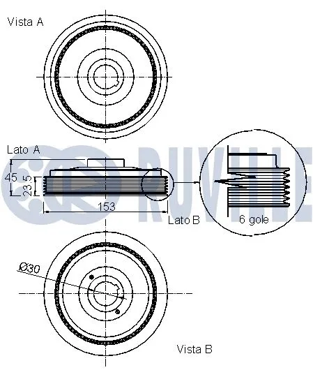 Belt Pulley, crankshaft